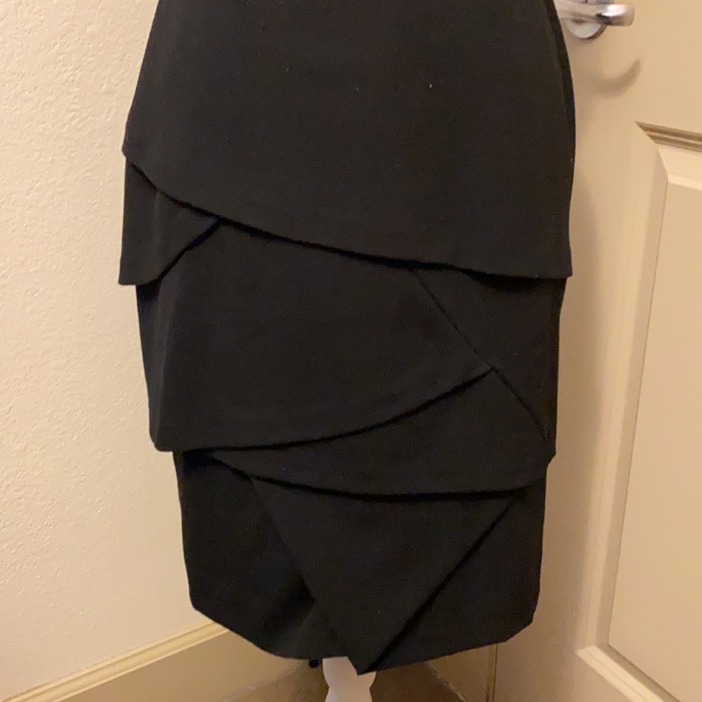Calvin Klein black tiered dress - Picture 3 of 7